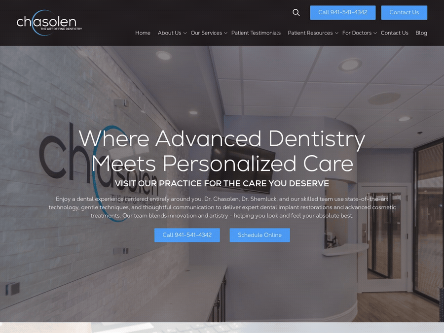 Dr. Howard Chasolen — Chasolen · The Art of Fine Dentistry, Sarasota FL