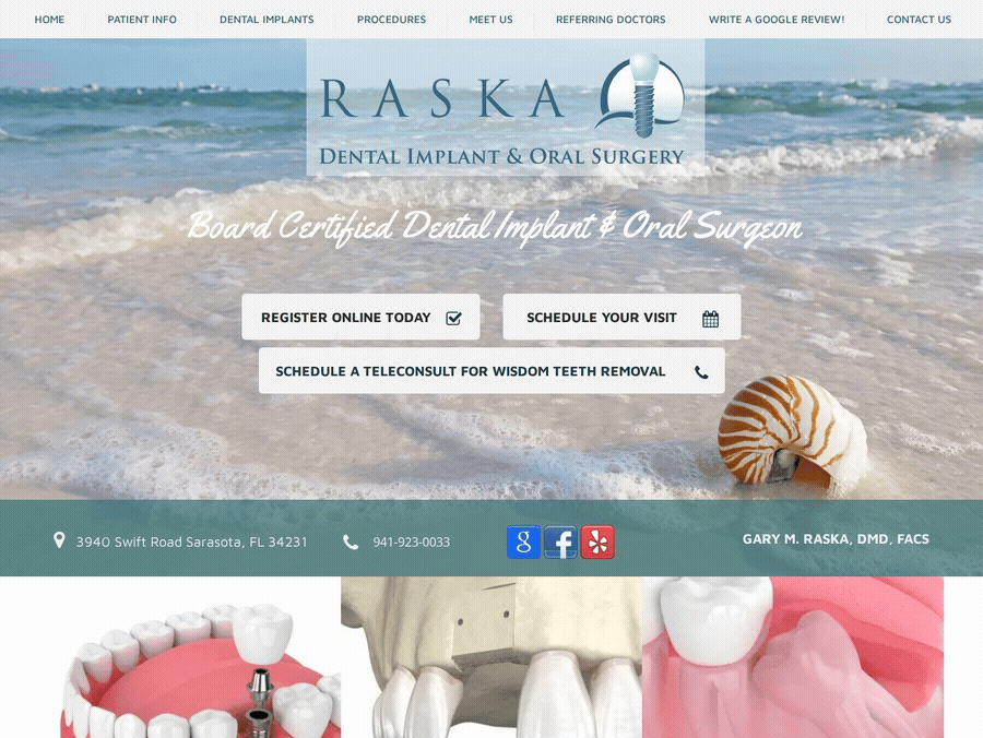 Dr. Gary M. Raska — Raska Dental Implant & Oral Surgery, Sarasota FL