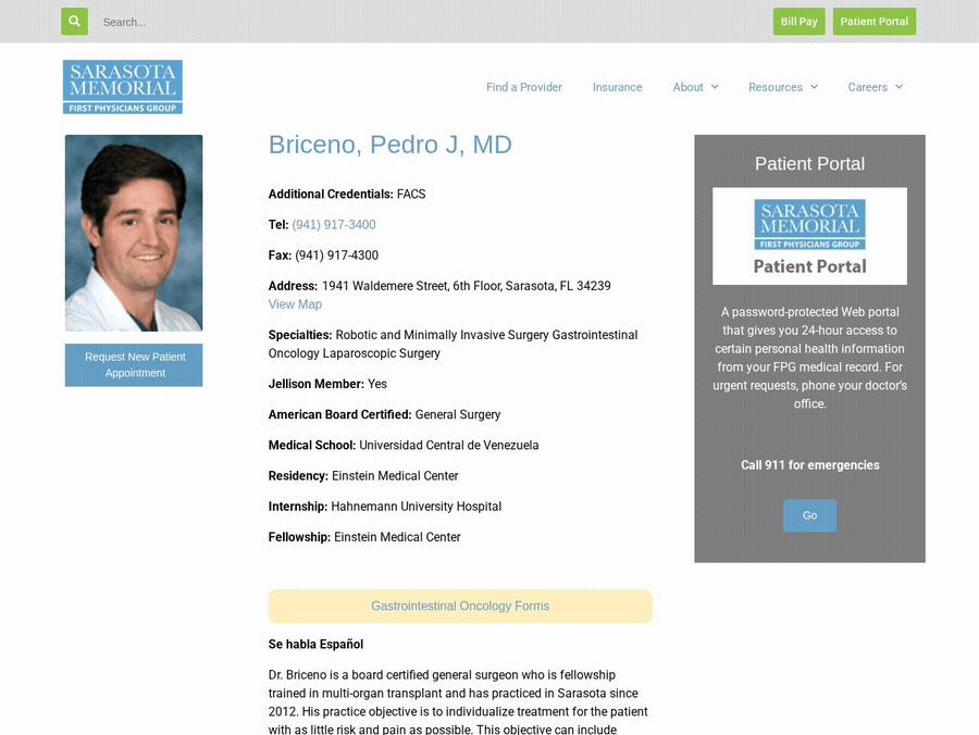 Dr. Pedro J. Briceno