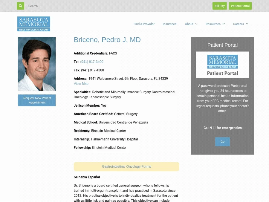 Dr. Pedro J. Briceno