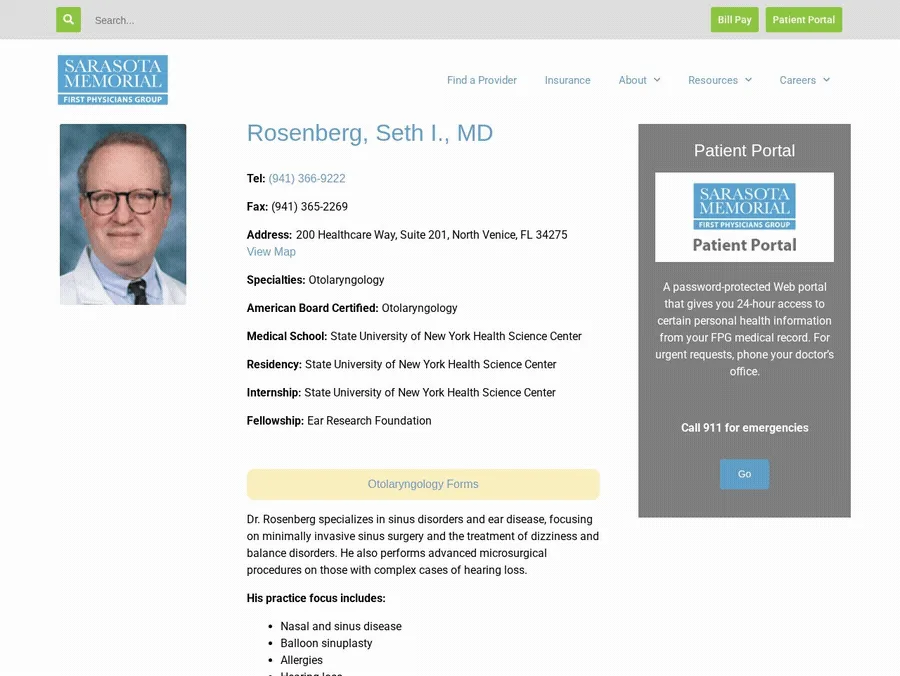 Dr. Seth I. Rosenberg