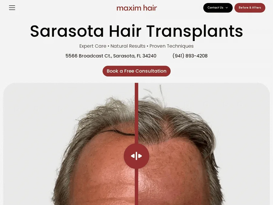 Dr. Kristopher Hamwi — MAXIM Hair Restoration, Sarasota FL