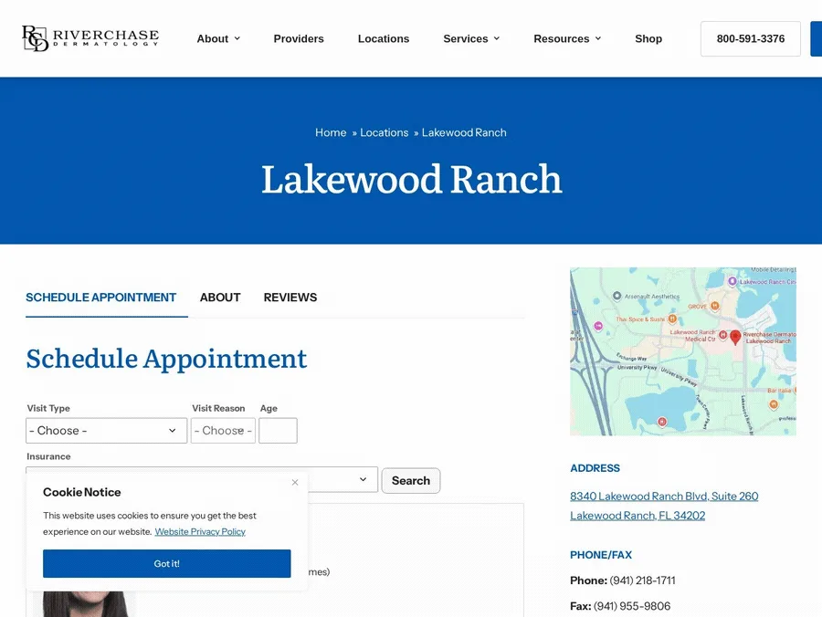 Riverchase Dermatology - Lakewood Ranch