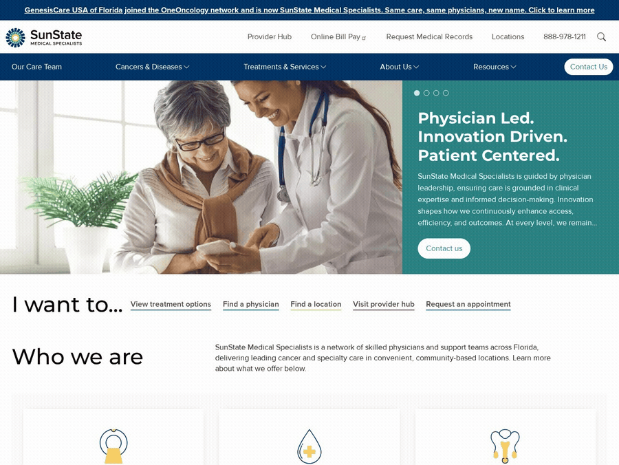 Dr. Constantine A. Mantz — SunState Medical Specialists (formerly GenesisCare), Sarasota FL
